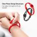 Buy Bone Fragrance Chain Aromatherapy Diffuser - Stylish Elastic Silicone Bracelet for Couples - 2 Piece Red Set | GetaWay Solids - Buy Online on GoSupps.com