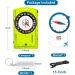 INMAKER Compass  Compass Hiking with Survival Whistle  Luminous Compass Gift for Kids  Apply to Outdoor Survival  Camping and Navigation Green - Buy Online on GoSupps.com