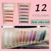 iGuzvaw Cream Eyeshadow Stick 2-IN-1 Pencil Crayon Makeup | Waterproof & Long Lasting Eye Shadow | Hypoallergenic & Multi-Dimensional - 06 Rose Red Shimmer - Buy Online on GoSupps.com