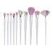 Unicorn Rainbow Makeup Brush Set Foundation Eyeshadow Blusher Contour Tool Unicorns 10PC Makeup Brushes Set