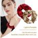 TRUEIN Silk Scrunchies for Women Girls Soft Satin Hair Scrunchies Big Elastic Scrunchy Hair Bands and Large Hair Ties Ropes Traceless Scrunchies Set for Thick Thin Hair Bobbles - Buy Online on GoSupps.com