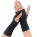 NOVAYARD Compression Gloves Carpal Tunnel for Women&Men Hand Brace Wrist Support Sleeves Pain Relief (Black  Large) Black Large