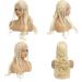 Bestung 24 613 Blonde Lace Front Wig for Women - Natural Wavy Synthetic Hair - Party-Ready Style - Buy Online on GoSupps.com