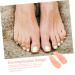 SEWOART Middle Toe Support Pad - 4pcs Nursing Shoe Toe Protectors for Hammer Toe Relief - Buy Online on GoSupps.com