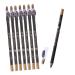DOITOOL 16 pcs Makeup Pencil Pencils Girls A with Eyebrow Tool Built-in in Beauty Women for -in- 1 count (Pack of 1) Blackx2pcs