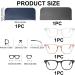 Raykce 3PCS Blue Light Filter Glasses for Men & Women - Blue Light Blocking Computer & Gaming Glasses - Eye Protection & Fatigue Relief in 3 Colors - Buy Online on GoSupps.com