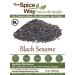 The Spice Way Black Sesame Seeds - 8 oz: Premium Quality and Nutrient-Rich Seeds - Buy Online on GoSupps.com