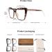 Shop AMOMOMA Trendy TR90 Oversized Blue Light Reading Glasses for Women | Stylish Square Cat Eye Design | AM6031 C1 Black & C6 Tortoise - International Shipping Available - Buy Online on GoSupps.com