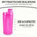 Buy Heaven 500 ml Protein Shaker - Leak-Proof BPA Free with Sieve & Scale Perfect for Creamy Whey Protein Shakes - Original Fitness Mixer in Pink - Buy Online on GoSupps.com