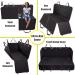 XL Premium Hammock Dog Car Seat Cover - Non-Slip, Water Repellent, Pet Car Seat Protector with Seat Belt and Headrest Covers - X-Large Black - Buy Online on GoSupps.com