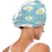 Buy Daisy Flower Dry Hair Cap - 2 Piece Quick Drying Towel Set with Button Headband | Super Absorbent & Comfortable | International Shipping - Buy Online on GoSupps.com