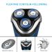 SweetLF 3D Rechargeable Electric Shaver for Men - Wet & Dry Rotary Shaver with Pop-up Trimmer - Blue | Waterproof IPX7 - Buy Online on GoSupps.com