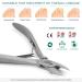 Blizzard Podiatrist Toenail Clipper Set for Men - German Forged 5 Professional Nail Cutter for Ingrown Toenails - Hospital Grade Straight Head Nipper Nail Kit - Buy Online on GoSupps.com