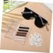 Buy Osaladi Schnapps Glass & 24 Pairs of Transparent Silicone Nose Pads - Matte Gray & Black Glasses Accessories - High-Quality Glass Pads for Ultimate Comfort - Buy Online on GoSupps.com