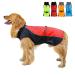 Zweitea waterproof raincoat for medium -sized and large dogs reflective rain jacket slightly windproof mesh lining rain protection clothing for outdoor hiking clothing for wet days red 9xl 9xl (1 Pack) red