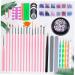 Healeved 2 Sets Drill Nail Art Pen Nail Dotting Tools Nails Rhinestones Nail Art Tools Nail Art Brush Diamond Nail File para U as Pro Tools Kit De Manicura Nail Art File Manicure Nail Lamp - Buy Online on GoSupps.com