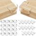 LANPARD corner protection baby 30 pieces of corners & edge protection edge protection baby edge protection self -adhesive for furniture soft and non -toxic clear and transparent (30 PCs)