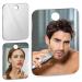 Shatterproof shower mirror fogless for shaving mirror (Larger 2 Pack 10.7"x8")43% bigger Than Original Unbreakable Deluxe Plexiglass Makeup travel camping mirrors men Wall Hanging fog free handheld 2 Pack-10.7"x8"