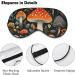 Soft Comfortable Sleep Mask | Adjustable Eye Cover for Travel & Work | Colorful Mushroom Design for Men & Women - Buy Online on GoSupps.com