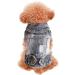 Stylish Denim Jacket Vest for Small & Medium Dogs - Trendy Pet Fashion & Summer Sweater - Buy Online on GoSupps.com