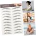 POPETPOP 24 Pcs Eyebrow Stickers Makeup Tools Cejas Brows Eyebrow Tattoos Stickers Hair 4d Black Eyebrow - Buy Online on GoSupps.com