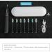 Sonic Rechargeable Electric Toothbrush - 5 Modes Timer 7 Brush Heads Travel Case | Dentist Recommended - Shop Now - Buy Online on GoSupps.com