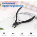 FERYES Large Handle Stainless Steel Toe Nail Clippers for Thick, Ingrown Nails - Black Olecranon Fingernail Clipper - Buy Online on GoSupps.com