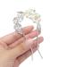 Honbay Korean Fashion U-shaped Crystal Rhinestone Pearl Hairpin Hair Accessory - Buy Online on GoSupps.com