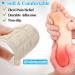 3 Pairs Heel Pads & Cushions for Pain Relief | Heel Spur & Lift Support for Men & Women | Black Clear - Buy Online on GoSupps.com