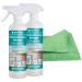 Hotrega kitchen fronts cleaner high gloss 500ml cleaning kitchen cleaner intensive cleaner front cleaner (2x 500ml including microfiber cloth)