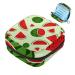 Summer fruit watermelon red green women bandage storage bag menstruation pad bag pocket portable menstrual cup pocket with zip for teenagers girls women women