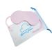 Special Dream Organic Cotton Sleep Mask Pink | Eye Mask for Sleeping Blackout | Blindfold | Best Sleep Night Face Mask Eye Cover for Men Women | Adjuster not Band Type | Zero Eye & Head Pressure