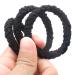 Shop Hollihi Large Hair Ties - 20 Elastic Ponytail Holders for Thick Hair Fashionable Braided Cords for Women & Girls - Black - Buy Online on GoSupps.com