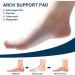 Arch Support Gel Pads for Plantar Fasciitis & Flat Feet | Pain Relief Sleeves for Men & Women - Sizes 34-39 - Buy Online on GoSupps.com