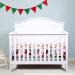 Christmas Bells Red Fitted Crib Sheet - Baby Polyester 1 Pack - 52x28 Standard Crib and Toddler Mattress - Holiday Nursery Bedding - Buy Online on GoSupps.com