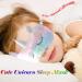 Kids Sleep Mask 2 Pack - Cute Unicorn Eye Mask for Princess Sleeping - Children's Night Blindfold and Bed Eye Covers - Buy Online on GoSupps.com