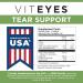 Viteyes Tear Support - Occasional Dry Eye Supplement Eye Vitamin for Redness Relief & Allergy Support | Omega-3 Fish Oil 30 Softgels - Buy Online on GoSupps.com