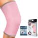 Doctor Developed Knee Brace/Knee Support/Compression Sleeve single & Doctor Written Handbook - Joint Disease (osteo/rheumatoid) Tendonitis Running & Weightlifting (Pink XXL) Pink (XXL)