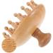 Beavorty 3-In-1 Beech Wood Broad Tooth Massage Comb & Sandalwood Scalp Massager - Perfect for Hair Care & Relaxation - Buy Online on GoSupps.com