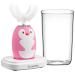 Sunartec Ultrasonic Electric 360 Kids Toothbrush Set Teeth Whitening Kits, Voice Prompt, 3 Modes, Gums Care - Children's Gifts (Pink, 2 Pack) - Buy Online on GoSupps.com