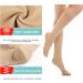 Elastic Stockings Open Toe Varicose Veins Socks Comfortable Nylon Breathable 30-40 Compression for Swelling Varicose Veins Edema Pregnancy 1 Pair Flesh XL (Flesh M) Flesh Medium - Buy Online on GoSupps.com