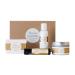 Victoria's Lavender Natural Body Products Gift Set - Handmade Soap Hand & Body Lotion Lip Balm Body Candle Skin Care Sets & Kits Lavender Bath and Body Products for Women Vanilla Lavender