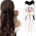4 Pcs Sweet Hair Clips Harajuku Ribbon Bowknot Spring Hair Clips Ponytail Braids Hairpins For Teens Kids Hair Clips Thin/Thick Hair Clips For Women Thick Hair Styling Bowknots For Women - Buy Online on GoSupps.com