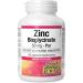Natural Factors Zinc Bisglycinate 50mg 120 vegetarian capsules Gentle Highly Absorbable One-Per-Day Formula Supports Immune Function - Buy Online on GoSupps.com