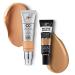 IT Cosmetics CC+ Cream with SPF 50+ Natural Finish Full Coverage Foundation (Neutral Tan - 1.08 fl oz) & Bye Bye Undereye Concealer Anti-Aging Makeup (33.5 Tan Natural - 0.4 fl oz)