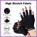 INIFILA UV Light Gloves for Gel Nails - Professional UPF 50+ UV Protection Gloves in Black - Buy Online on GoSupps.com