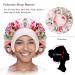 4-Piece Satin Sleeping Hat Set for Women | Silk Bonnet & Shower Cap | Hair Care Turbans in Green Red Pink & Black - Buy Online on GoSupps.com