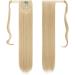 FESHFEN 24 Straight Wrap Around Ponytail Extension in Ash Blonde - 24 Inch Clip-in Hairpiece for Women - Buy Online on GoSupps.com