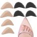 Toe Inserts for Shoes Too Big, 4 Pairs Shoe Inserts for Women Men, Foam Toe Filler, Shoe Fitters, Black and Beige Non-Adjustable
