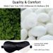 22Momme Mulberry Silk Eye Mask for Comfortable Sleeping - Blackout Sleep Mask with Pure Silk Filler - Gift Set - One Size Black - Buy Online on GoSupps.com